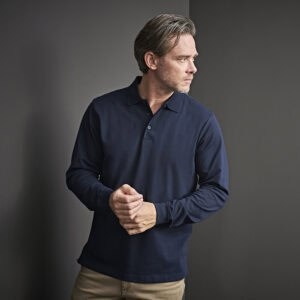 Tee Jays Luxury Stretch Long Sleeve Polo