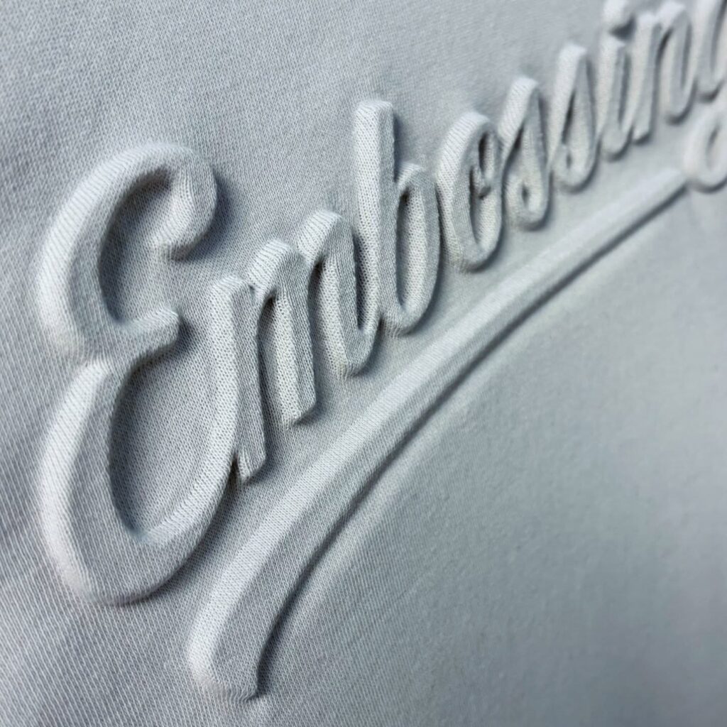 embossing 3d förädling