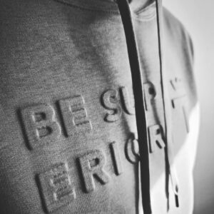 embossing på hoodie