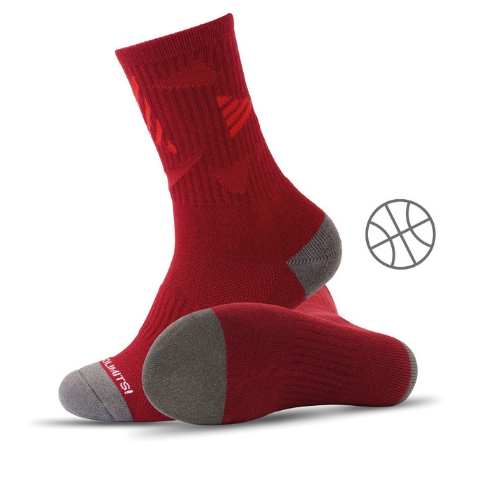 Stickade basketstrumpor egen design