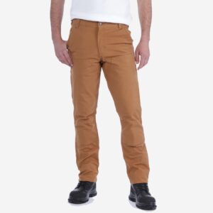 Slim Tapered Rugged Flex™ Duck Double-Front Dungaree