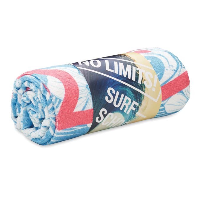 Handduk i fullfärg i 300-350gsm polycotton