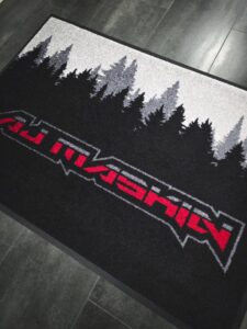aj maskin liten entrematta med egen design