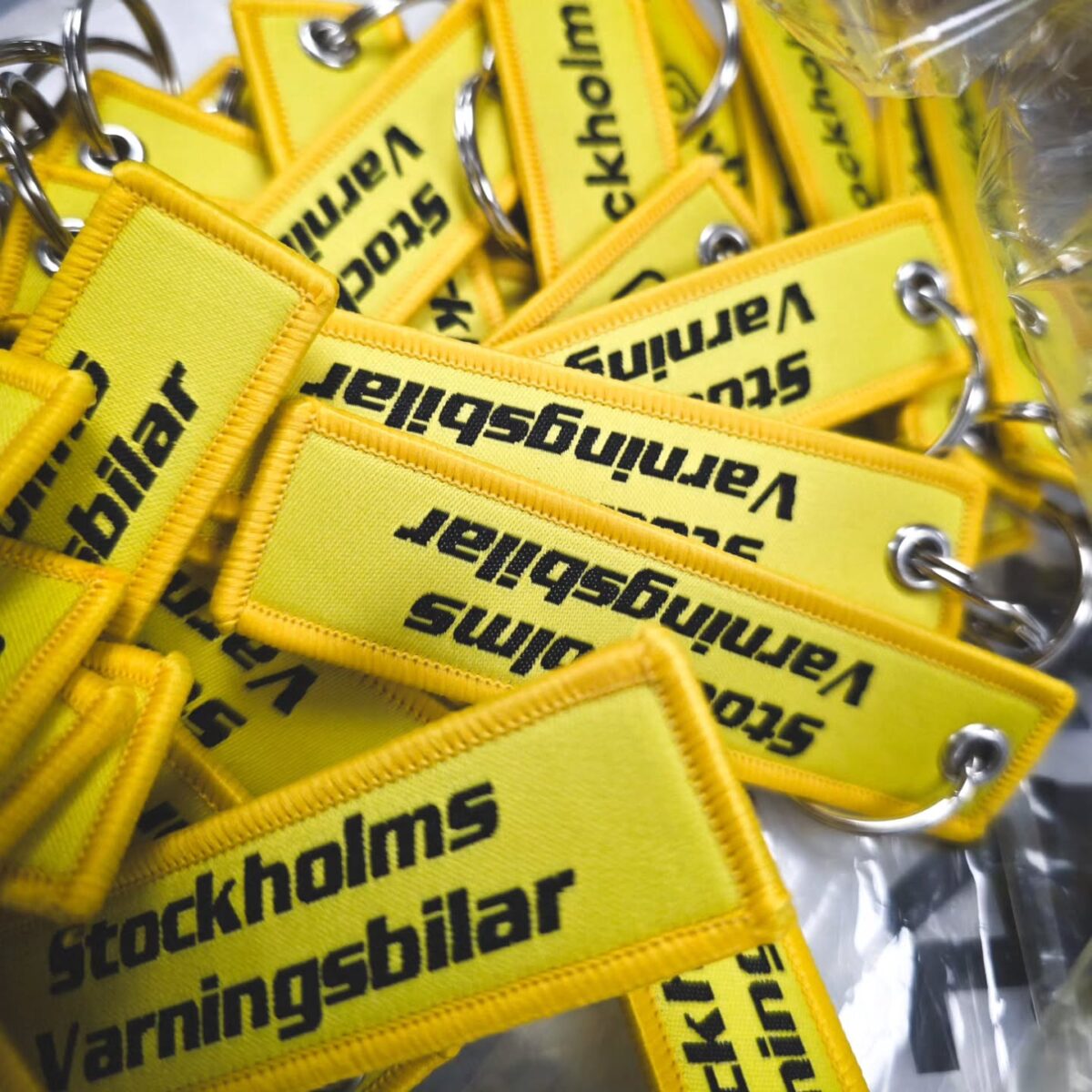 nyckelringar till stockholms varningsbilar