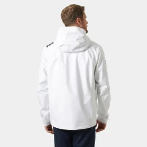 helly hansen seglarjacka Men's Crew Hooded Sailing Jacket vit