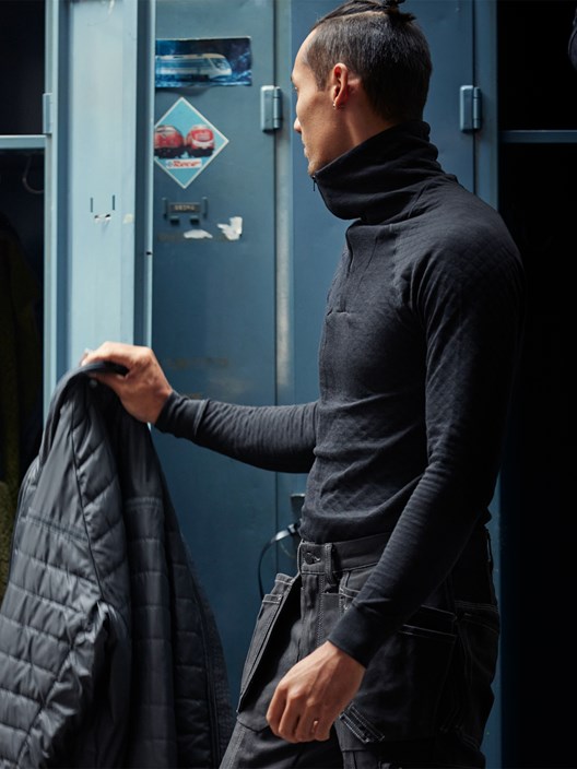 Fristads Underställströja polo 742 PC – Svart (940)
