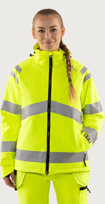 Fristads Varsel Green vinterjacka stretch 4683 GLPS klass 3, dam – Varsel Gul (130)
