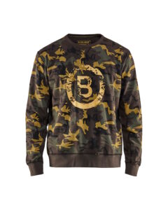 Blåkläder 9408-1158 Sweatshirt B Limited – Mörk olivgrön/Svart