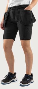 Fristads Hantverkarshorts stretch 2601 GLWS, dam – Svart (940)