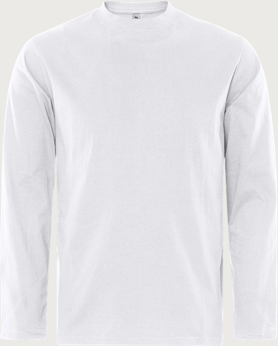 Fristads Acode heavy långärmad T-shirt 1914 HSJ – Vit (900)