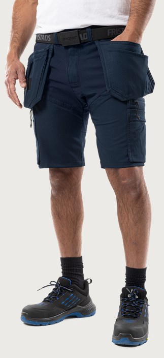 Fristads Hantverkarshorts stretch 2598 LWS – Mörk marinblå (544)