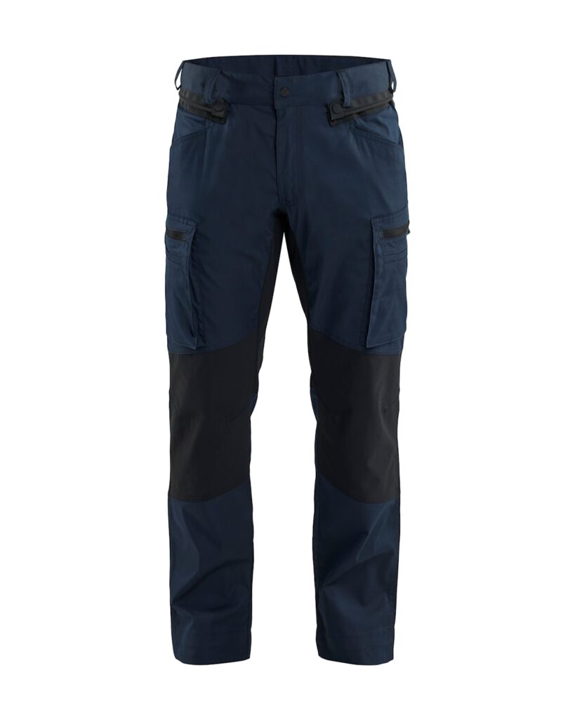Blåkläder 1453-1847 ToolRig™ Servicebyxa Stretch – Mörk marinblå/Svart