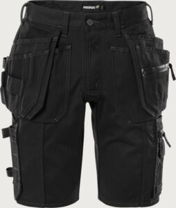 Fristads Green hantverkarshorts stretch 2532 GCYD – Svart (940)