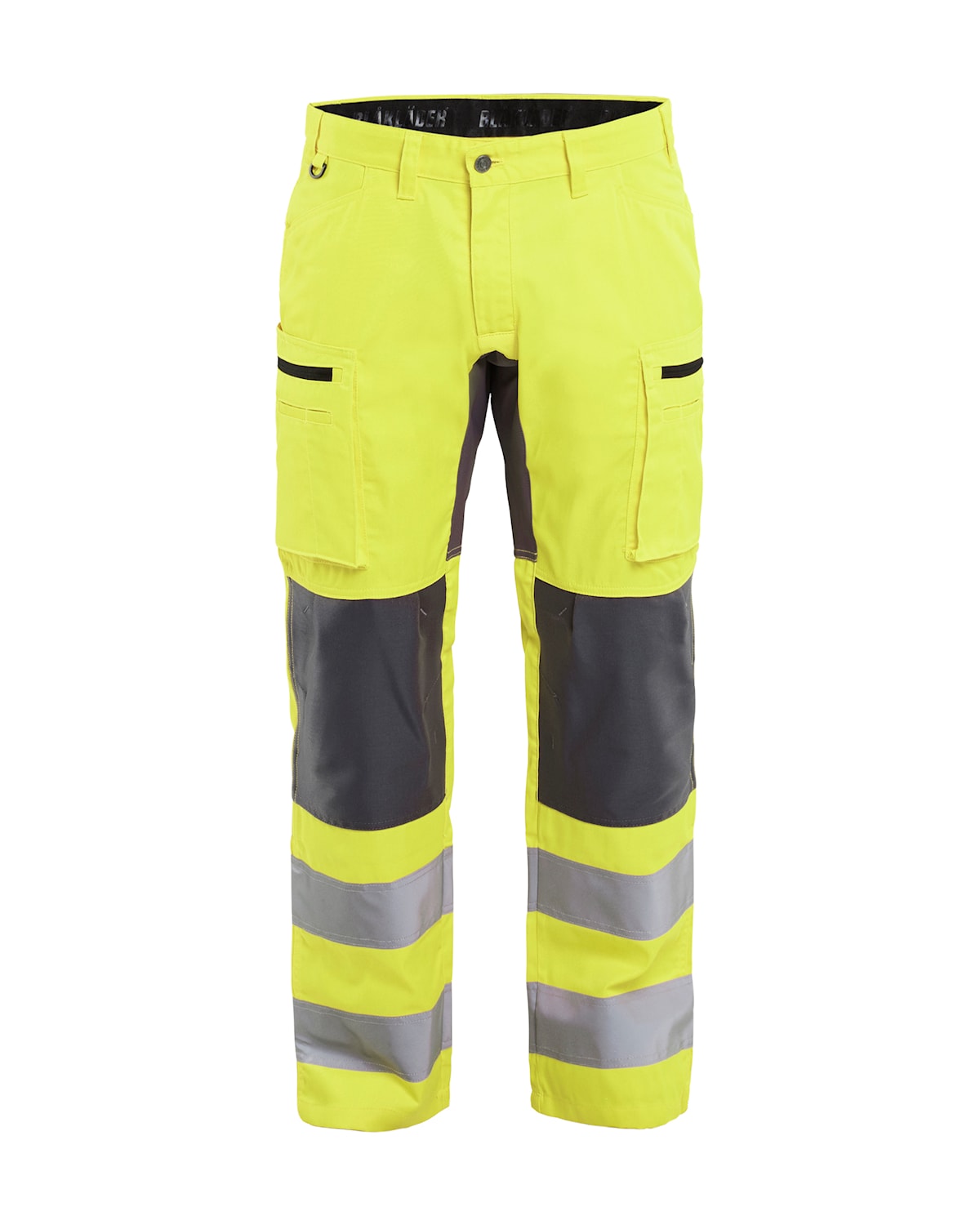 Blåkläder 1585-1811 Varselbyxa Stretch – Varselgul/Mellangrå