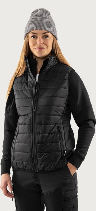 Fristads Acode quiltad väst 1516 SCQ, dam – Svart (940)