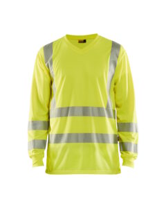 Blåkläder 3385-1013 UV-skyddad långärmad varsel-T-shirt – Varselgul