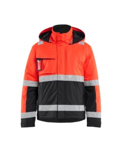 Blåkläder 4870-1987 Varseljacka Vinter – Varselröd/Svart