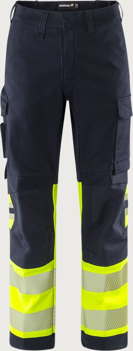 Fristads Flamestat Green stretchbyxa 2954 GFS, klass 1 – Varsel Gul/Marinblå (171)