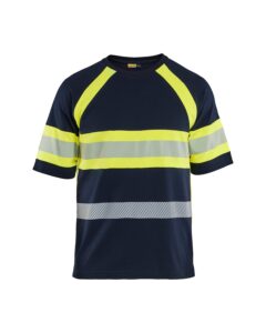 Blåkläder 3519-1737 T-shirt Multinorm Inherent – Marinblå/Varselgul