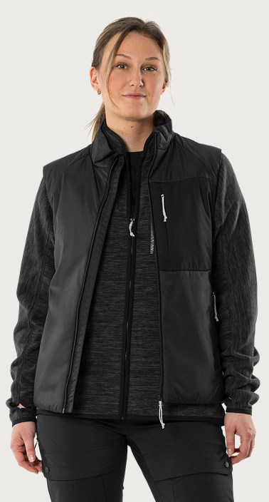 Fristads Halo Primaloft® väst, dam – Svart (940)