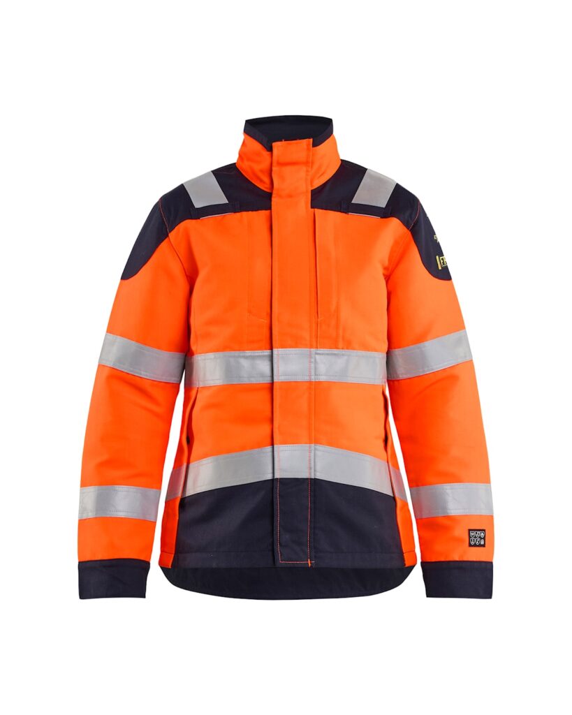 Blåkläder 4084-1524 APC 2 Jacka Multinorm Inherent Dam – Varselorange/Marinblå