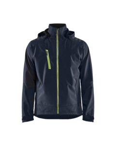 Blåkläder 4749-2513 Softshelljacka – Mörk marinblå/varselgul