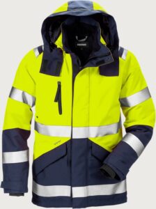 Fristads Varsel GORE-TEX Skaljacka 4988 GXB, klass 3 – Varsel Gul/Marinblå (171)