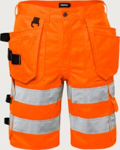 Fristads Varsel hantverkarshorts 2028 PLU, klass 2 – Varsel Orange (230)
