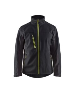 Blåkläder 4950-2516 Softshelljacka – Svart/Varselgul