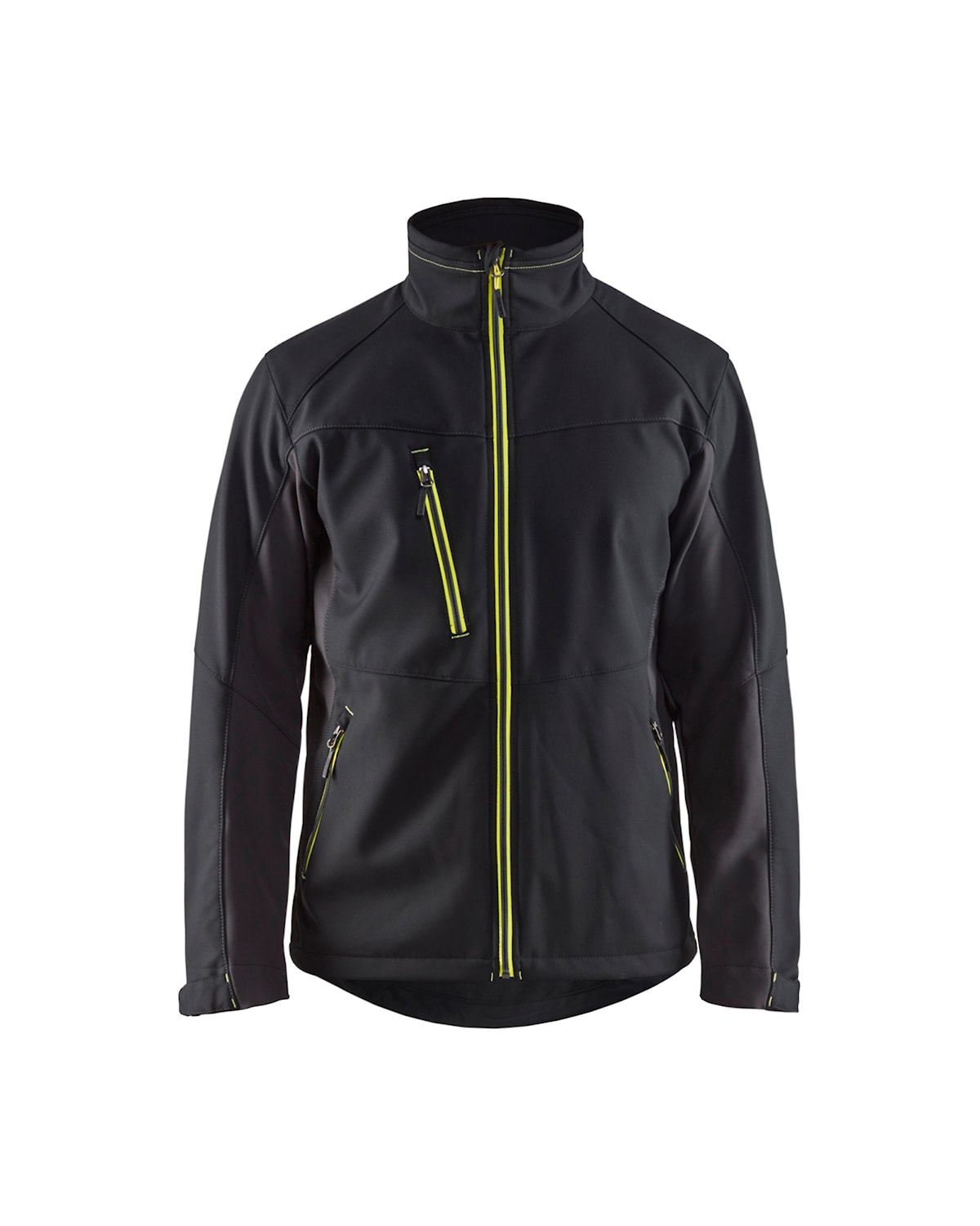 Blåkläder 4950-2516 Softshelljacka – Svart/Varselgul