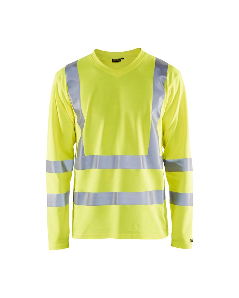Blåkläder 3381-1070 UV-skyddad långärmad varsel-T-shirt – Varselgul