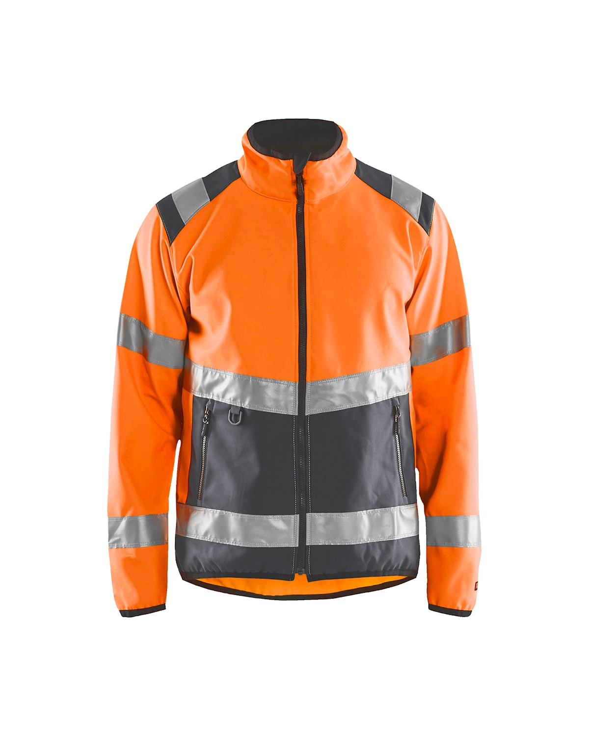 Blåkläder 4877-2516 Varseljacka softshell – Varselorange/Mellangrå
