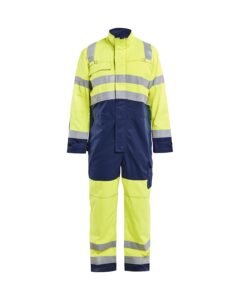 Blåkläder 6373-1804 Varseloverall – Varselgul/Marinblå