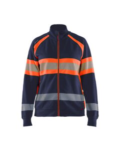 Blåkläder 3505-1158 Varseltröja Dam – Marinblå/Varselorange