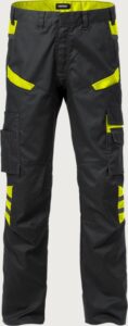 Fristads Byxa 2552 STFP – Svart/Neongul (982)