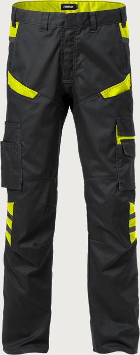 Fristads Byxa 2552 STFP – Svart/Neongul (982)
