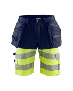 Blåkläder 1596-1811 Varselshorts Stretch – Marinblå/Varselgul