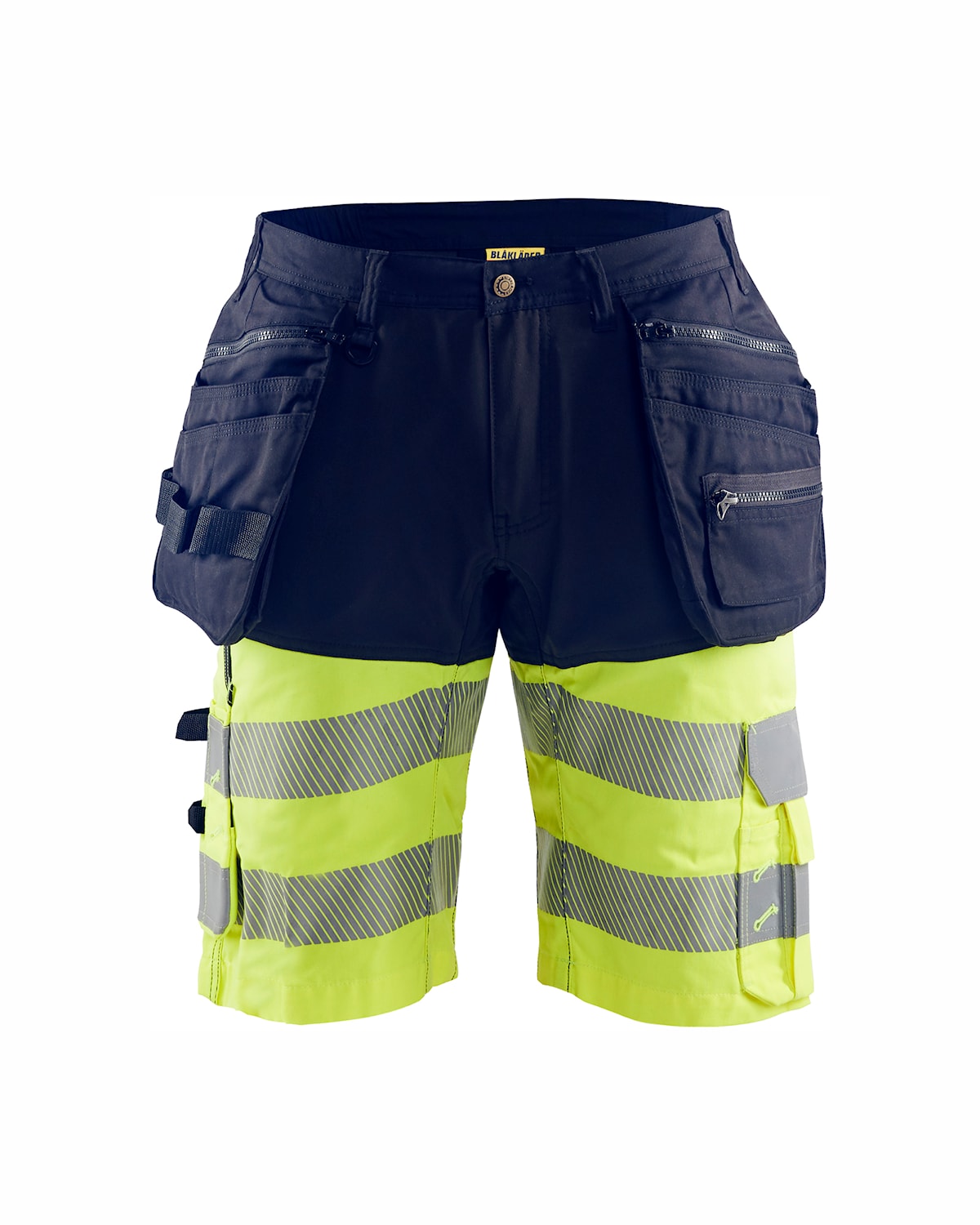 Blåkläder 1596-1811 Varselshorts Stretch – Marinblå/Varselgul