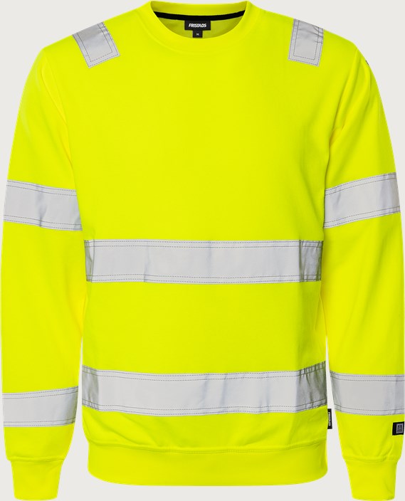 Fristads Varsel sweatshirt 7446 SHV, klass 3 – Varsel Gul (130)