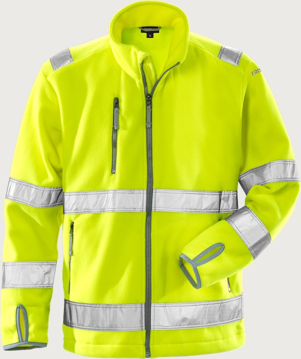 Fristads Varsel fleecejacka 4400 FE, klass 3 – Varsel Gul (130)
