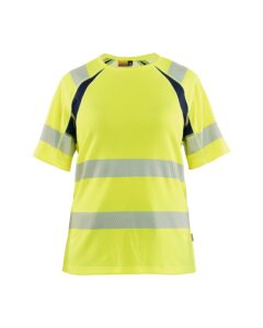 Blåkläder 3503-2537 T-shirt Varsel Dam – Varselgul/Marinblå