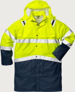 Fristads Varsel Regnrock 4634 RS, klass 3 – Varsel Gul/Marinblå (171)