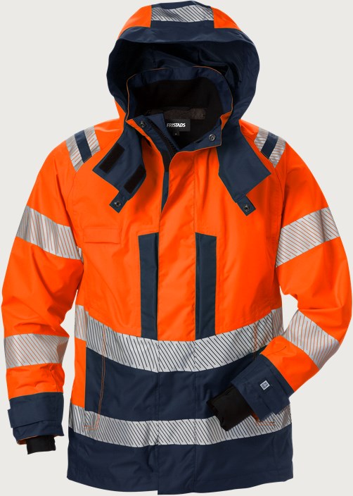 Fristads Varsel Airtech® skaljacka 4518 GTT klass 3, dam – Varsel Orange/Marinblå (271)