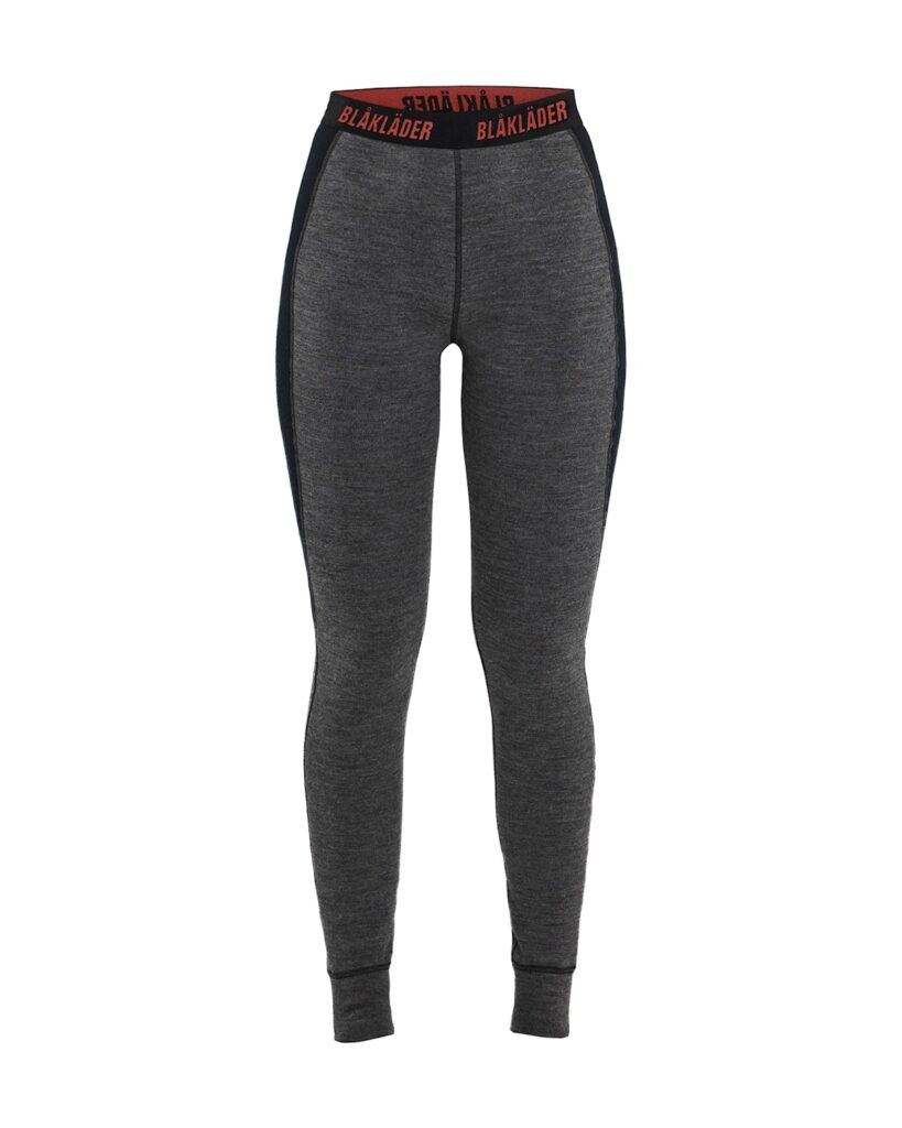 Blåkläder 7245-1736 Underställ Byxa Dam XWarm – Mellangrå/Mörkröd
