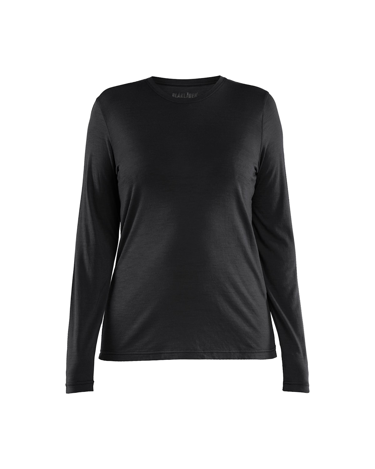 Blåkläder 3539-1743 Långärmad t-shirt i merinoull Dam – Svart