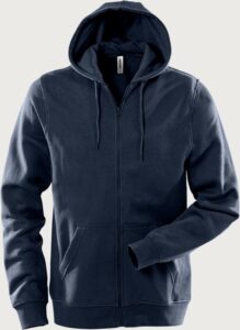 Fristads Acode sweatshirt-jacka med huva 1736 SWB – Mörk marinblå (544)