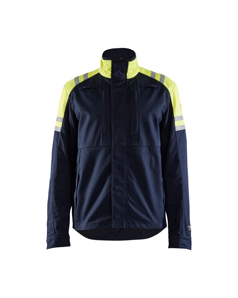 Blåkläder 4505-1519 Jacka Inherent Steel – Marinblå/Varselgul