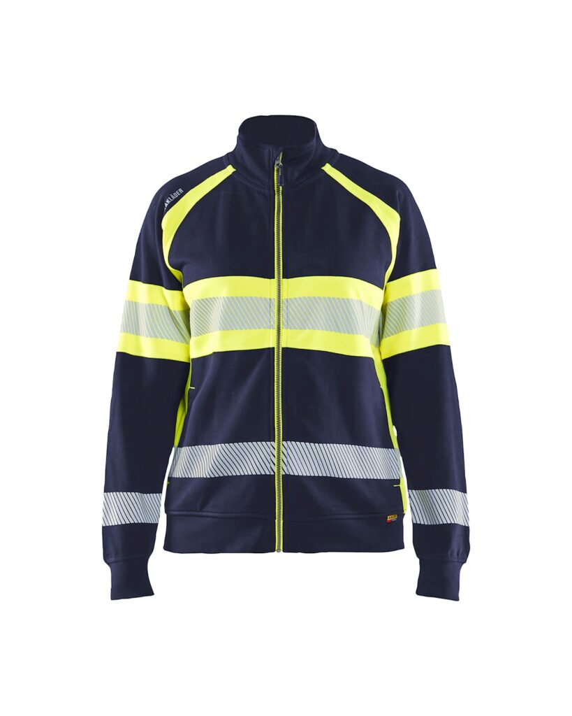 Blåkläder 3505-1158 Varseltröja Dam – Marinblå/Varselgul