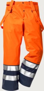 Fristads Varsel Regnbyxa 2625 RS, klass 2 – Varsel Orange/Marinblå (271)
