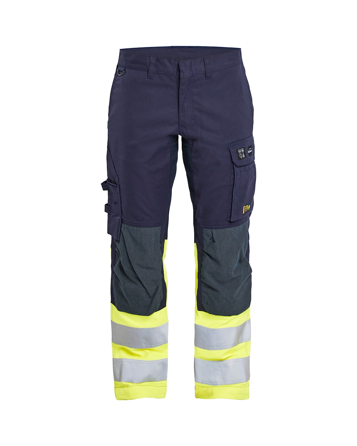 Blåkläder 1787-1512 Byxa Multinorm Inherent Stretch – Marinblå/Varselgul